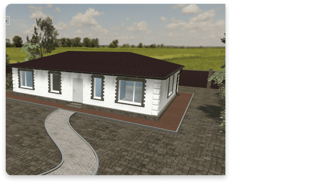 Дизайн конфигуратора - 3D конфигуратор домов для загородной недвижимости - 1